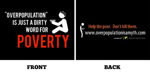 Overpopulation Is Just A Dirty Word For Poverty